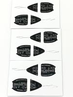 糸通し　6個セット　特大スレダー Black Needle Shreader