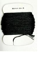 麻糸カード巻　16/5　黒