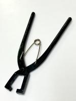 (バネ付き) Yファスナー矢床　(口金つぶし,止め矢床) 両口