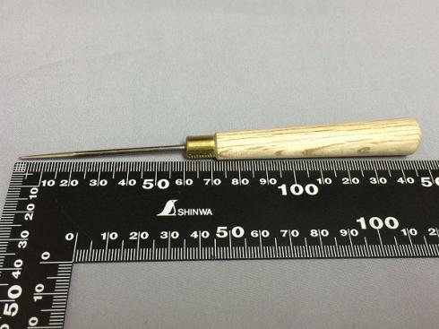 千枚通し(目打ち、丸錐)白柄　　60mm　ROUND AWL