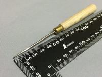 千枚通し(目打ち、丸錐)白柄　　60mm　ROUND AWL