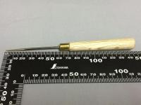 千枚通し(目打ち、丸錐)白柄　　60mm　ROUND AWL