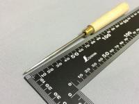 千枚通し(目打ち、丸錐)白柄　80mm　ROUND AWL