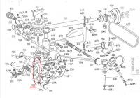 ニッピ革漉きパーツ　522送り調整レバー　NP-202　取り寄せ品