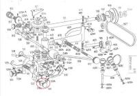 ニッピ革漉きパーツ　519送り角度調整ネジ(ナット付)　NP-202　取り寄せ品