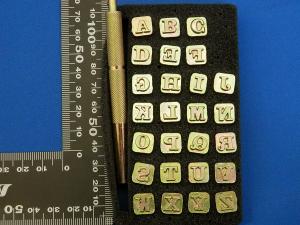エレガント英字刻印セット　Stamp Set
